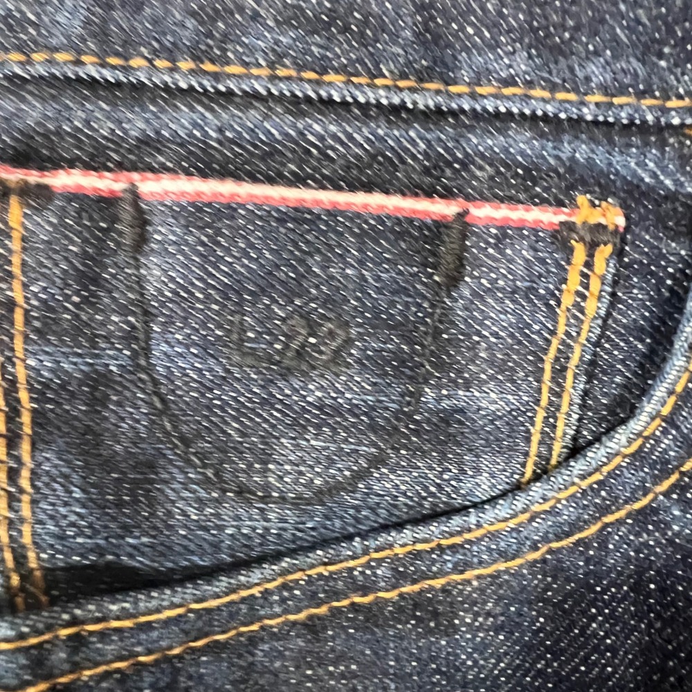 Scotch Soda Amsterdam Blauw Lot 22 Selvedge Dark Slim Fit Denim Jeans Mens 32x32 - Picture 5 of 16